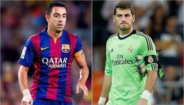 Xavi Hernandez (L) i Iker Casillas (fot. Getty)