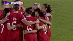 Grecja – Polska. Piłka nożna, Liga Narodów kobiet, 1. kolejka (fot. TVP SPORT)