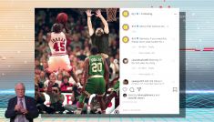 "Złowione w sieci". Gattuso marzy o NBA? (fot. TVP)