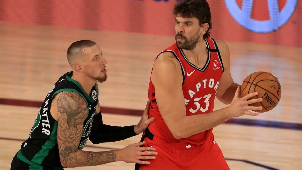 Marc Gasol jeszcze w barwach Toronto Raptors (fot. Getty Images)