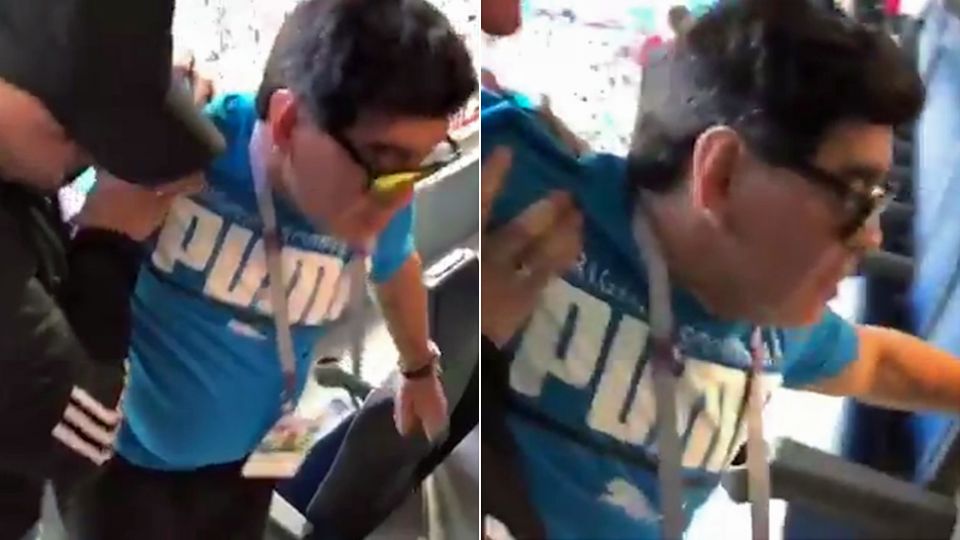 Rosja: Diego Maradona trafił do szpitala po meczu ...