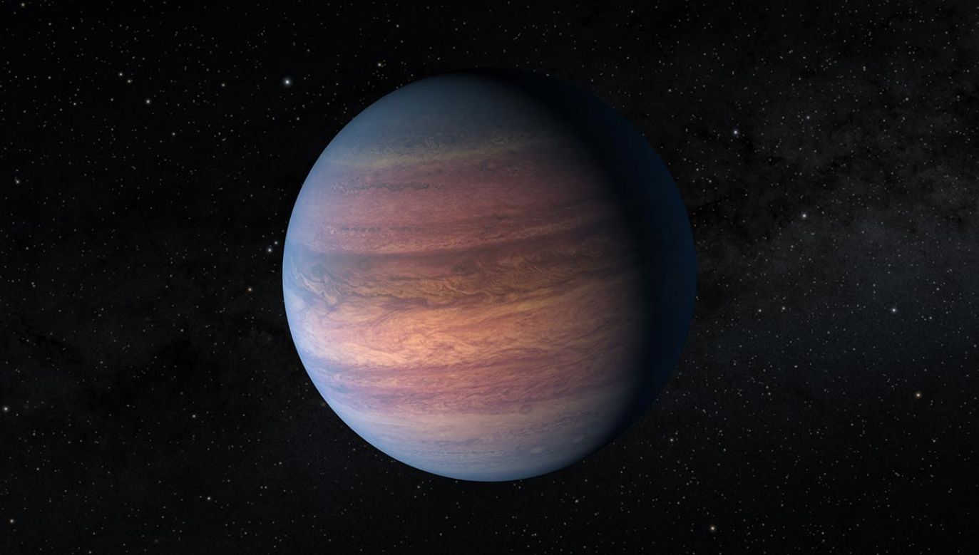 Planeta pozasłoneczna TOI-2180 b (fot. NASA/JPL-Caltech/R. Hurt)