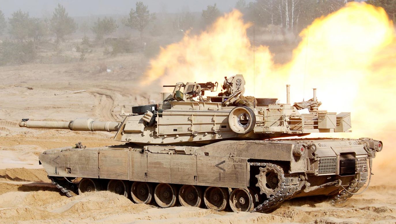  Amerykański czołg M1 Abrams (fot. PAP/EPA)