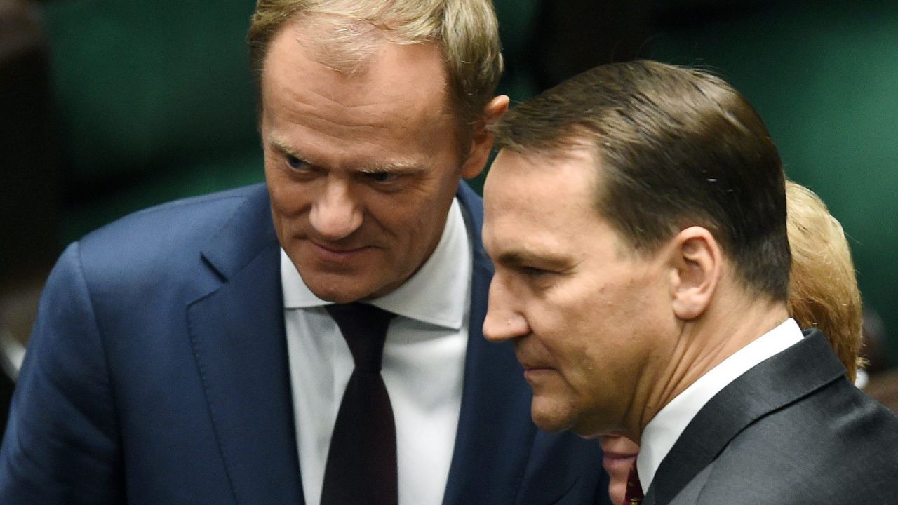 Donald Tusk i Radosław Sikorski (fot. PAP/Radek Pietruszka) Donald Tusk i Radosław Sikorski (fot. PAP/Radek Pietruszka)