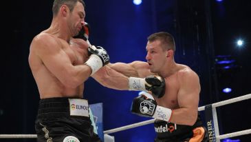 Witalij Kliczko i Tomasz Adamek