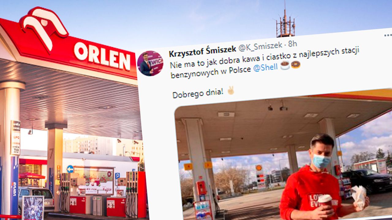 Polityk wpis zamieścił na Twiterze (fot. Orlen; TT/Krzysztof Śmiszek) Polityk wpis zamieścił na Twiterze (fot. Orlen; TT/Krzysztof Śmiszek)