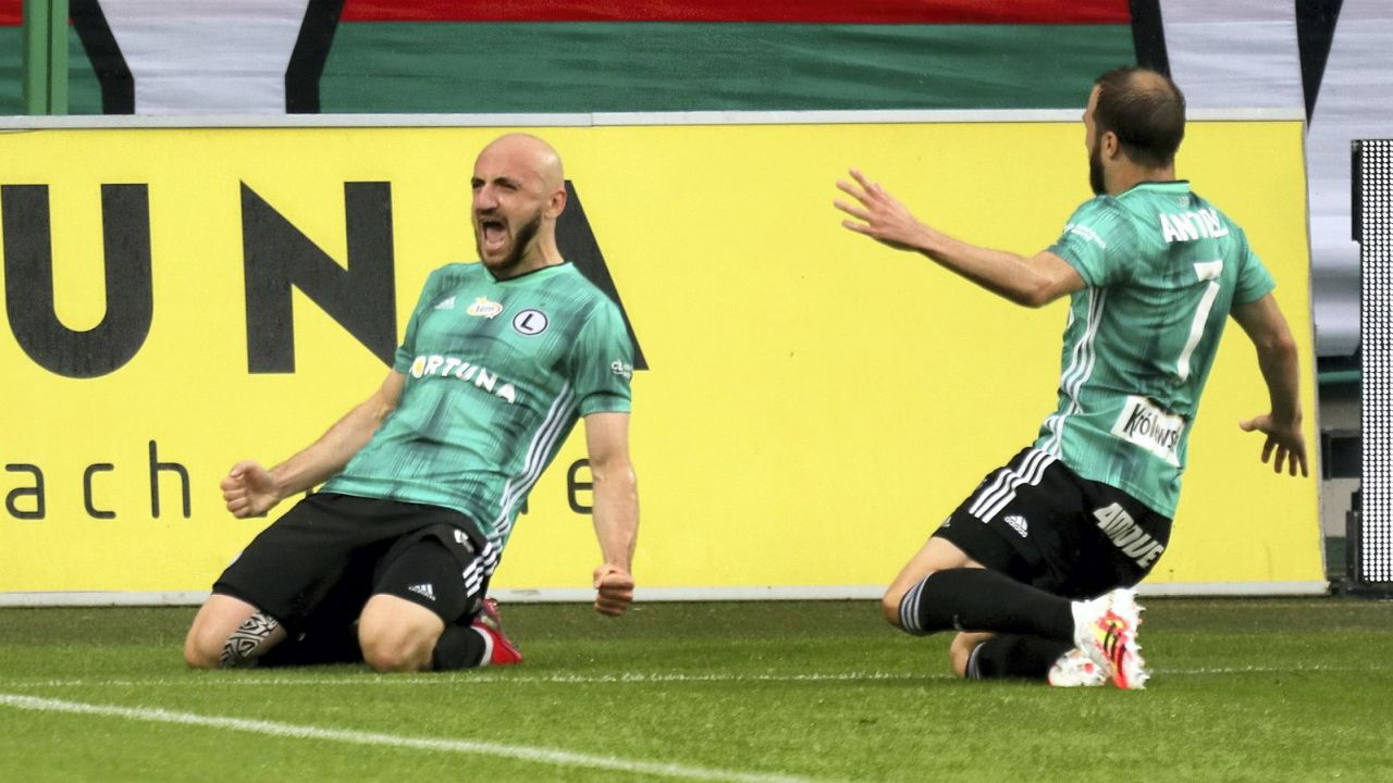 Walerian Gwilia, bohater meczu Legia – Śląsk (fot. PAP)