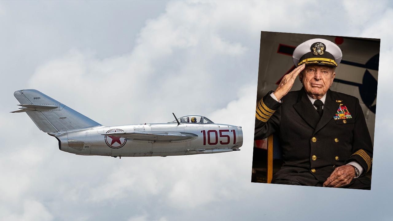 Cztery MiGi musiały uznać wyższość amerykańskiego Royce'a Williamsa (fot. navylog.navymemorial.org; Shutterstock)