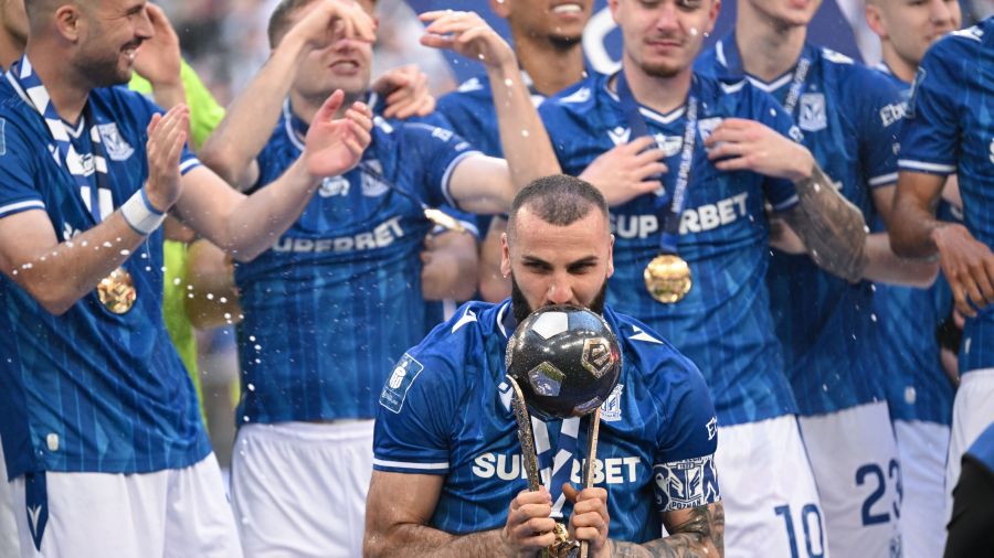 Lech Poznań, sparingi, Ekstraklasa 2025/2026 (fot. PAP/Jakub Kaczmarczyk)
