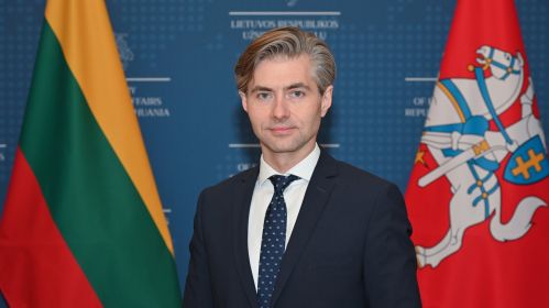 Міністр замежных справаў Літвы Кястуціс Будрыс