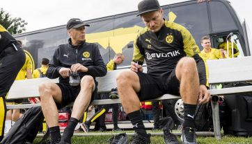 Lucien Favre i Edin Terzić (fot. Getty Images)