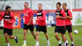 Dawid Kownacki z prawej (fot. 400mm.pl)