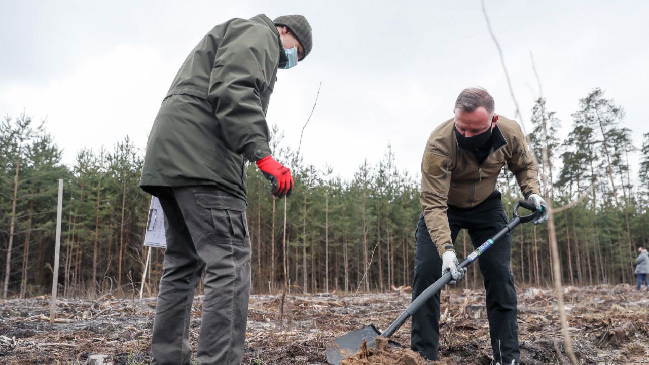 Andrzej Duda wziął udział w inauguracji akcji „Łączą nas drzewa” (fot.Igor Smirnow/KPRP) Andrzej Duda wziął udział w inauguracji akcji „Łączą nas drzewa” (fot.Igor Smirnow/KPRP)