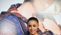 Fot. Ewa Kalinowska/Ola Szwed na premierze filmu "Miłość jest blisko"