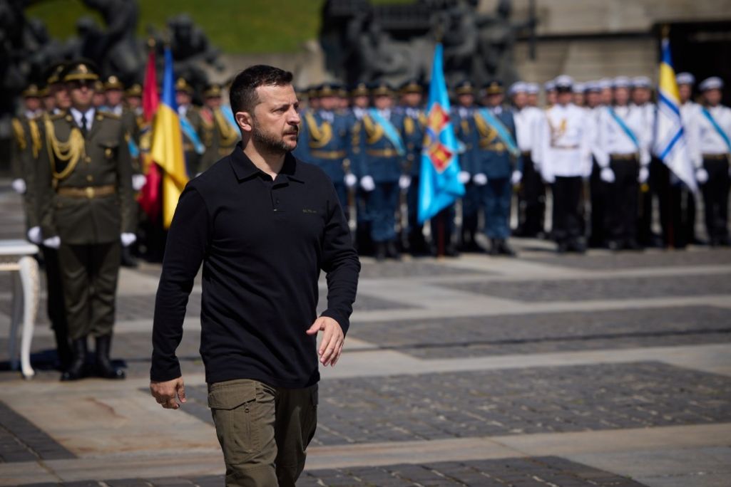Прэзідэнт Украіны Уладзімір Зяленскі. (Фота: president.gov.ua)