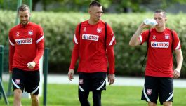 Tomasz Kędziora, Łukasz Skorupski i Piotr Zieliński (fot. Getty)