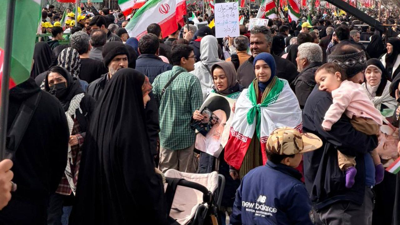 Reporterka TVP w Iranie.