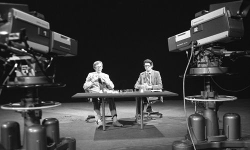 „Sonda”, Andrzej Kurek i Zdzisław Kamiński. Fot. TVP/Zygmunt Januszewski