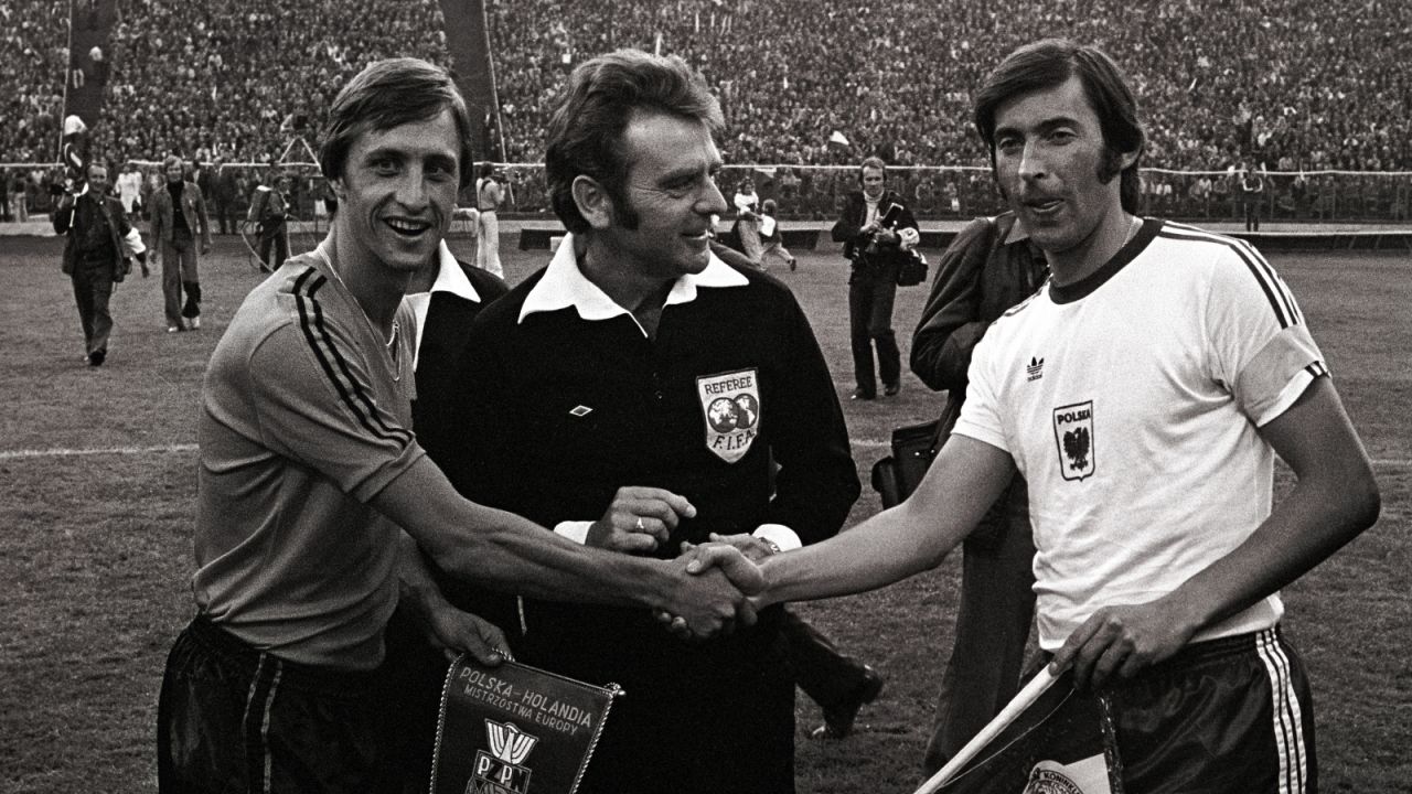 Kazimierz Deyna z prawej (fot. Getty)