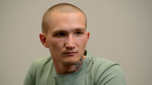 Былы палітвязень Кірыл Балахонаў на прэс-канферэнцыі ў Вільні