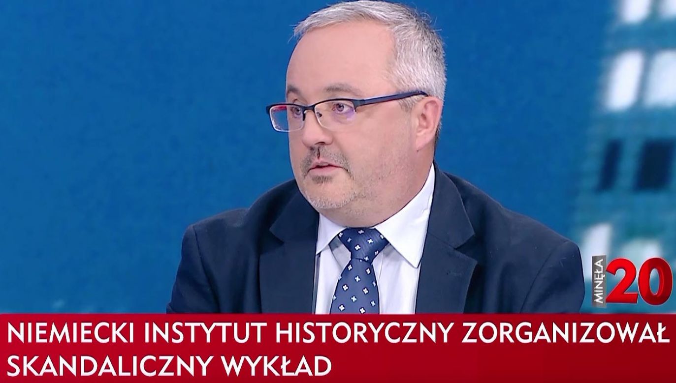 Dr Piotr Gontarczyk (fot. TVP Info)