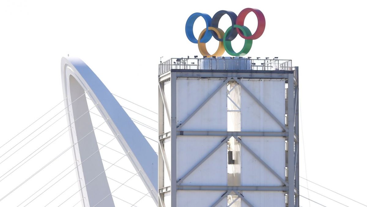 Koła olimpijskie w Pekinie (fot. Getty Images) Koła olimpijskie w Pekinie (fot. Getty Images)