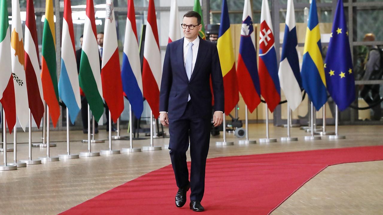 Szef polskiego rządu Mateusz Morawiecki (fot. PAP/Albert Zawada)