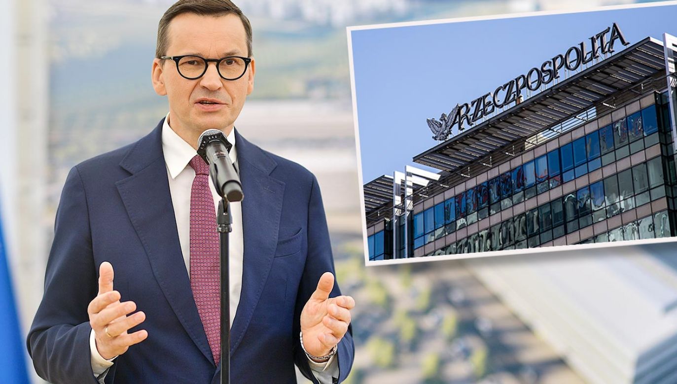Premier o kłamstwach dziennika (fot. PAP/Sebastian Borowski; Shutterstock)