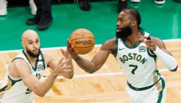 Koszykarze Boston Celtics (fot. PAP/EPA)