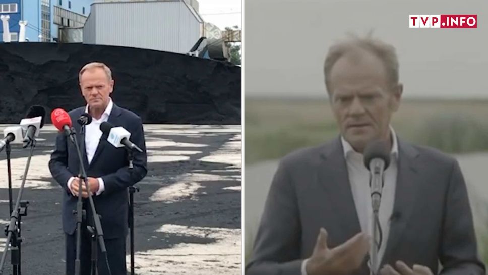 Donald Tusk zabiera głos ws. budowy zapory na granicy z Białorusią (fot. portal tvp.info)