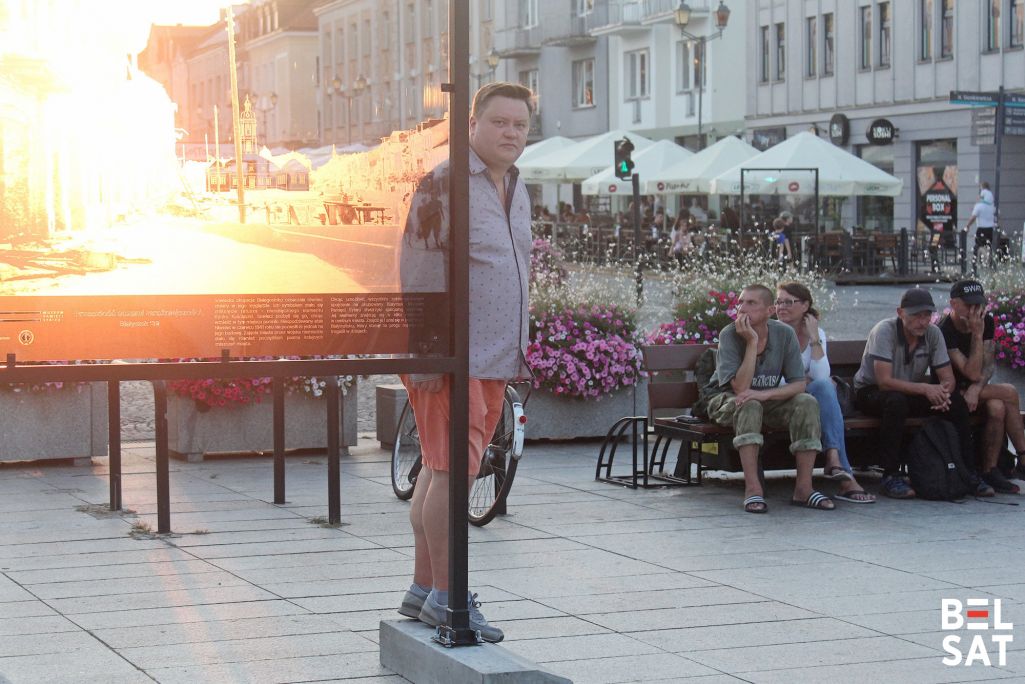"Якія камедыі, калі вайна пад бокам?". Фота: Белсат