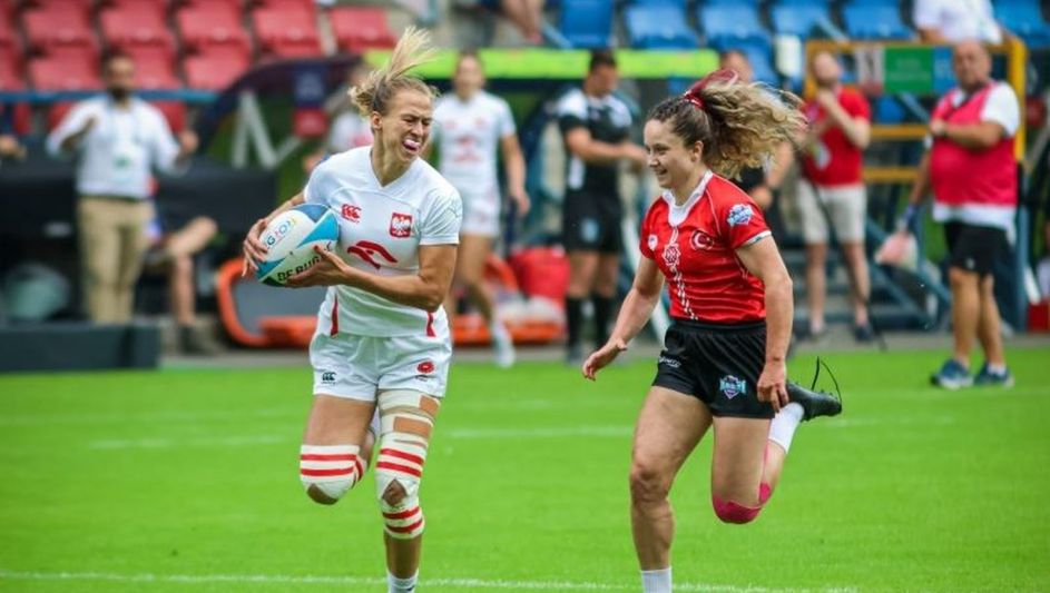 Polskie rugbistki pewnie kroczyły po medal na igrzyskach europejskich (fot. european-games)