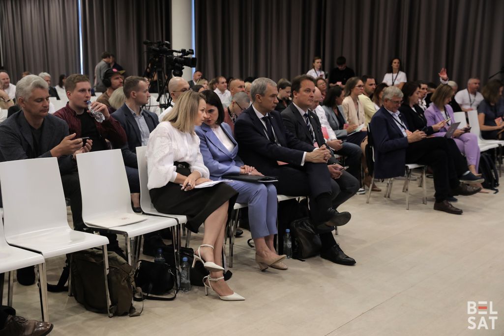 Канферэнцыя Новая Беларусь. Варшава, Польшча. 6 жніўня 2023 года. (Фота: Белсат)