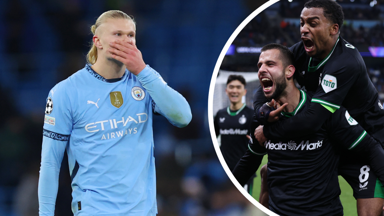Manchester City nie zdołał pokonać Feyenoordu Rotterdam, mimo że prowadził już 3:0 (fot. Getty)