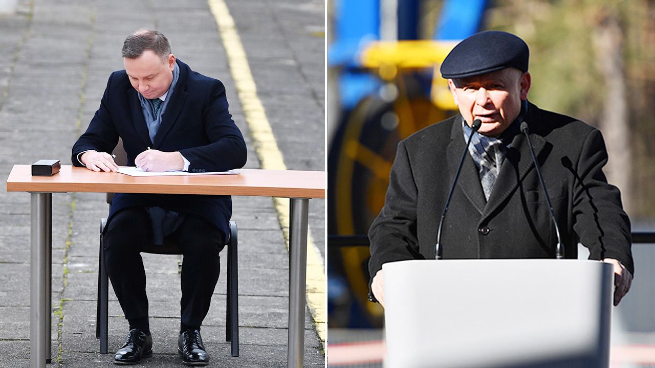 Andrzej Duda, Jarosław Kaczyński (fot. PAP/Piotr Polak; Marcin Bielecki) Andrzej Duda, Jarosław Kaczyński (fot. PAP/Piotr Polak; Marcin Bielecki)