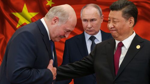 Калаж з фота: Белсат