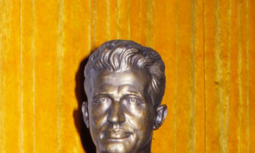 Popiersie Nicolae Ceaușescu. Fot. Gianni Ferrari/Cover/Getty Images