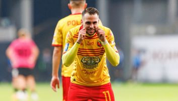 Jesus Imaz zdobył jesienią 10 goli (fot. PAP)