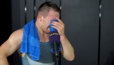Tadeusz Michalik we łzach (fot. TVP)
