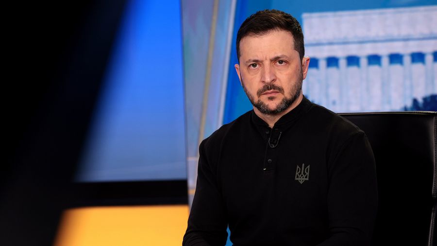 Przywódca Ukrainy Wołodymyr Zełenski (fot. Win McNamee/Getty Images)
