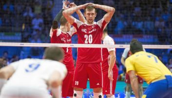 Mateusz Bieniek zmaga się z kontuzją kolana (fot. Getty) Mateusz Bieniek to środkowy reprezentacji Polski i Skry Bełchatów