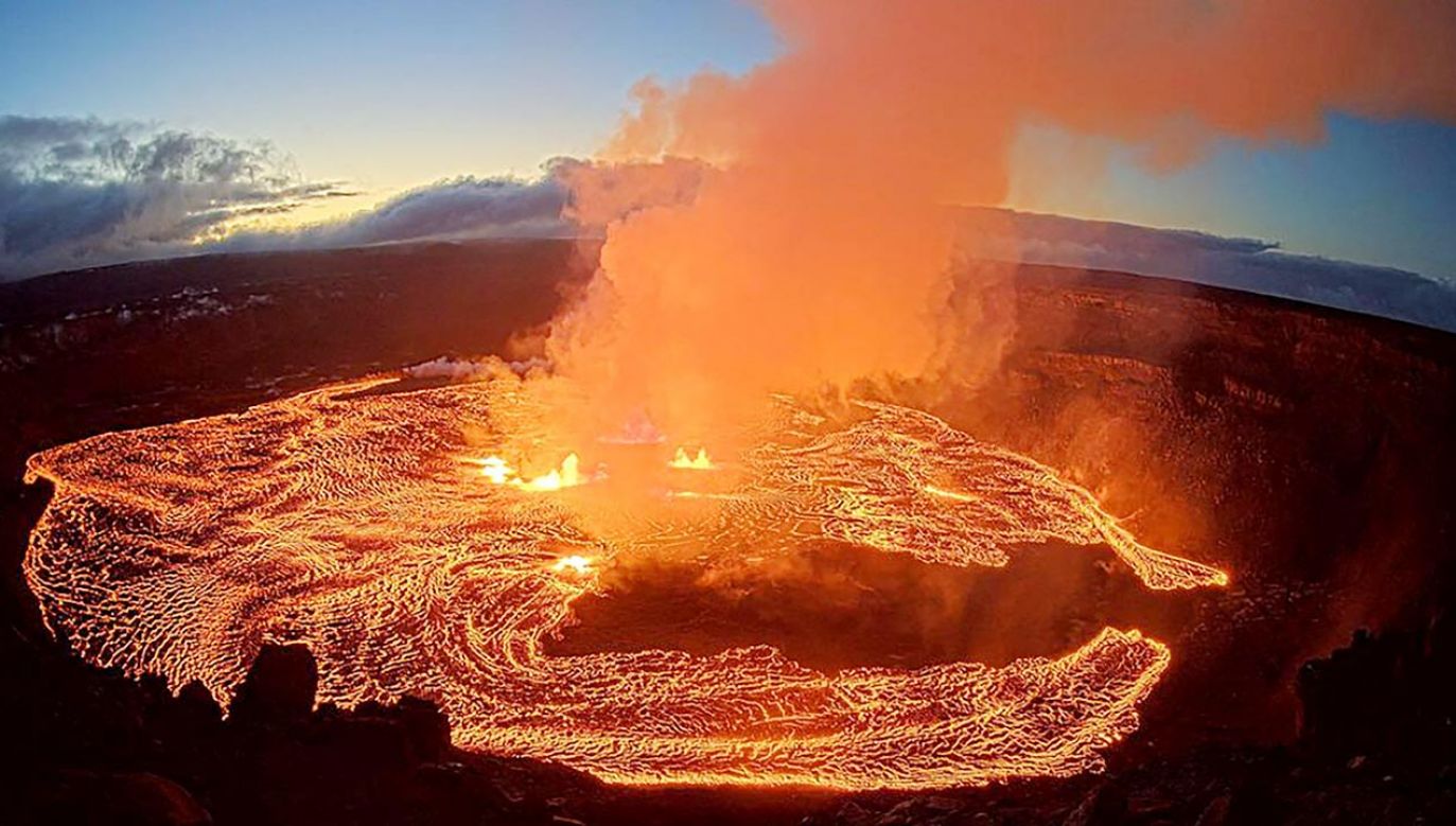 Wybuch wulkanu na Hawajach (fot. USGS / Reuters / Forum)