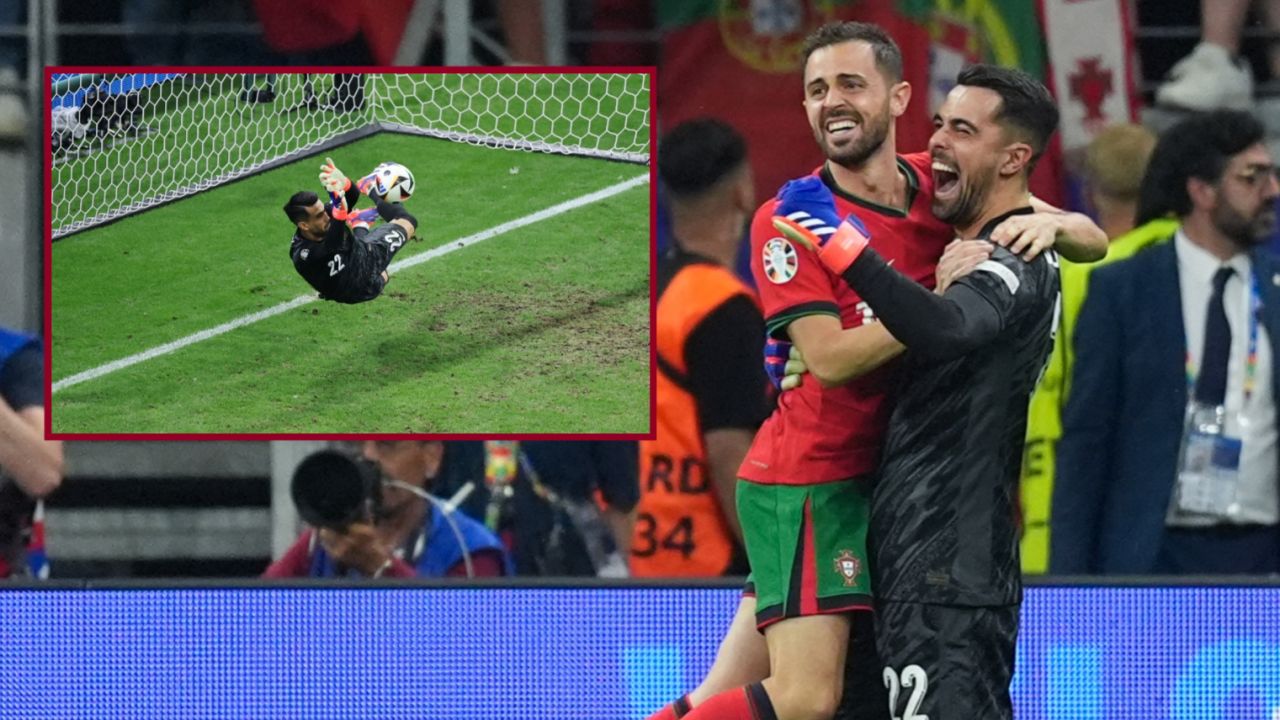 Diogo Costa bohaterem Portugalii (fot. Getty)
