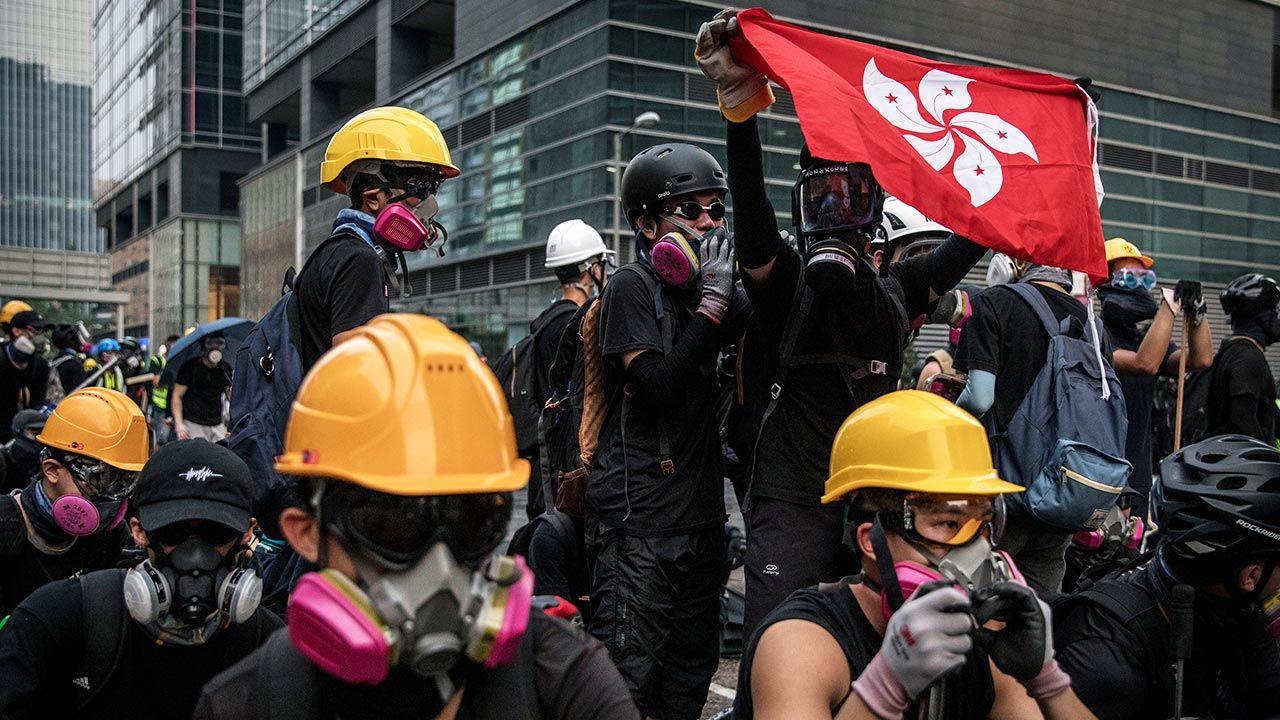 Spór o autonomię Hongkongu (fot. Chris McGrath/Getty Images) Spór o autonomię Hongkongu (fot. Chris McGrath/Getty Images)