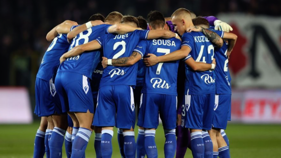 Superpuchar Polski, Lech Poznań, Legia Warszawa, Kolejorz, mecz o superpuchar Polski, Niels Frederiksen (fot. zdj. ilustr., PAP/Łukasz Gągulski)