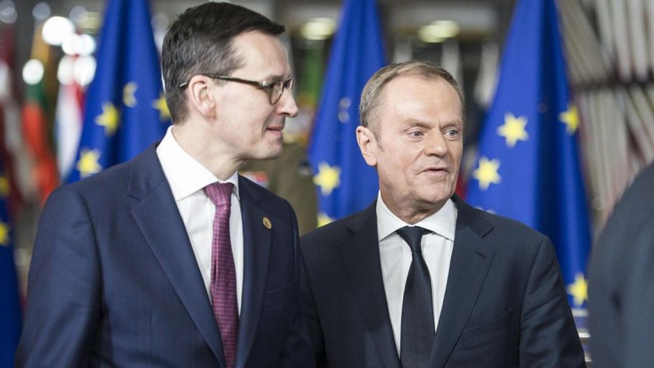 Mateusz Morawiecki, Donald Tusk (fot. arch. PAP/Wiktor Dąbkowski) Mateusz Morawiecki, Donald Tusk (fot. arch. PAP/Wiktor Dąbkowski)