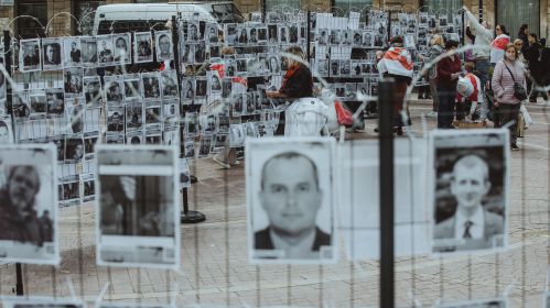 Акцыя «Шлях да волі», прысвечаная Дню палітвязня. Варшава, Польшча. 18 траўня 2025 года. Фота: Раўль Дзюк / Белсат