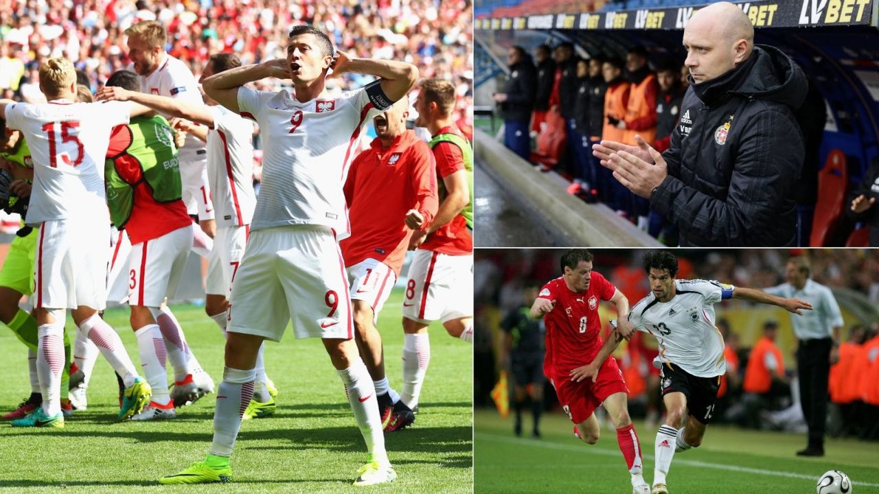 Piątek w TVP Sport. Robert Lewandowski, Artur Skowronek, Jacek Krzynówek, Michael Ballack (fot. Getty/PAP)
