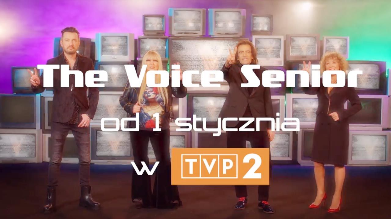 Trzecia edycja „The Voice Senior” już od 1 stycznia 2022 r. o godz. 20 w TVP2 (fot. TVP)