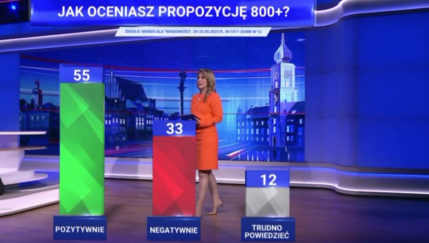 Polacy z zadowoleniem przyjęli propozycje PiS (fot. TVP)